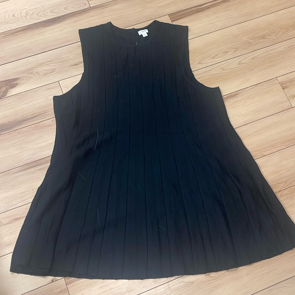 JCrew Knit sleeveless black dress